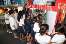 Museu Pelé é surpresa para crianças do Caminho São Sebastião