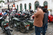 exposição de motos #paratodosverem 