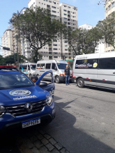 fiscalização de vans #paratodosverem